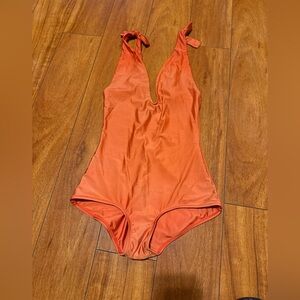 SIDWAY  women Orange One Piece Swimsuit